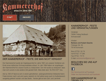Tablet Screenshot of kammererhof.info